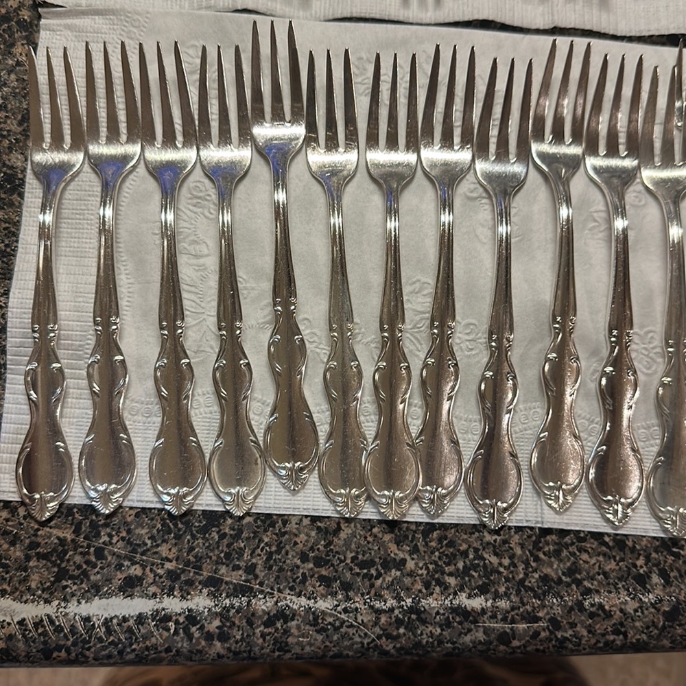 Rolex Forks and silverware set over 8 pounds of sterling silver - Picture 13 of 16